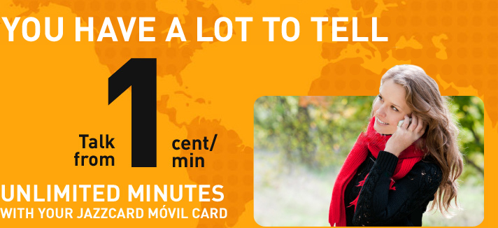 tarjeta Jazzcard M�vil