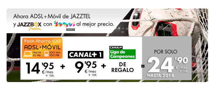 adsl Jazztel + digital plus
